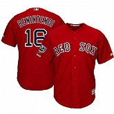 Red Sox 16 Andrew Benintendi Scarlet 2018 World Series Champions Alternate Cool Base Player Jersey Dzhi,baseball caps,new era cap wholesale,wholesale hats